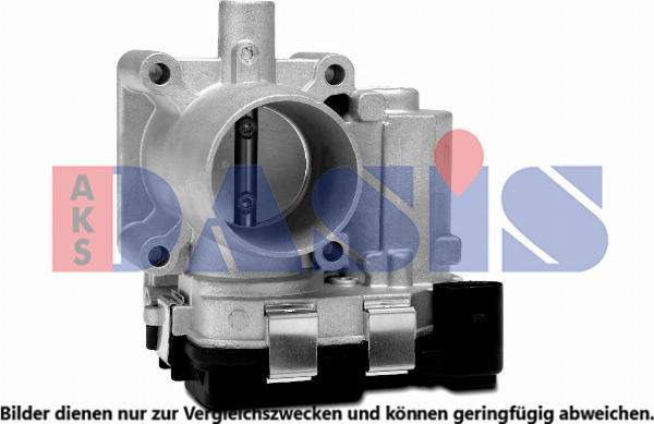 AKS Dasis 087043N - Патрубок дросельної заслінки autocars.com.ua