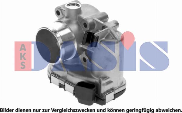 AKS Dasis 087044N - Патрубок дросельної заслінки autocars.com.ua