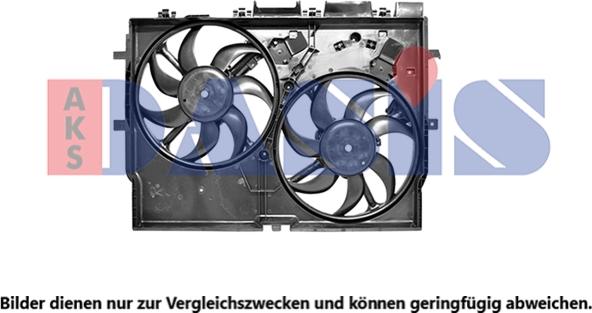 AKS Dasis 088024N - Вентилятор, охлаждение двигателя autodnr.net