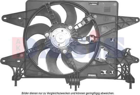 AKS Dasis 088141N - Вентилятор, охолодження двигуна autocars.com.ua