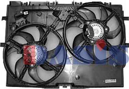AKS Dasis 088162N - Вентилятор, охлаждение двигателя autodnr.net