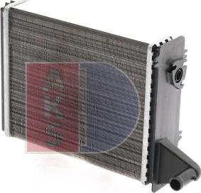 AKS Dasis 089007N - Теплообмінник, опалення салону autocars.com.ua