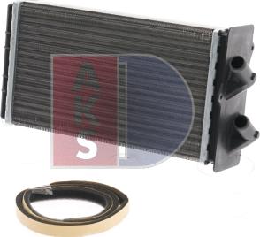 AKS Dasis 089090N - Теплообмінник, опалення салону autocars.com.ua