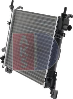 AKS Dasis 090023N - Радіатор, охолодження двигуна autocars.com.ua