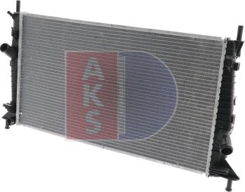 AKS Dasis 090027N - Радіатор, охолодження двигуна autocars.com.ua