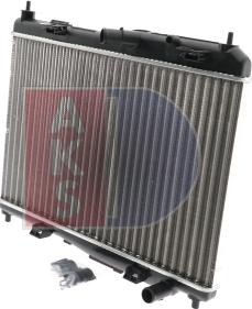 AKS Dasis 090082N - Радіатор, охолодження двигуна autocars.com.ua