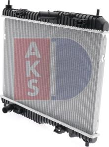AKS Dasis 090093N - Радіатор, охолодження двигуна autocars.com.ua