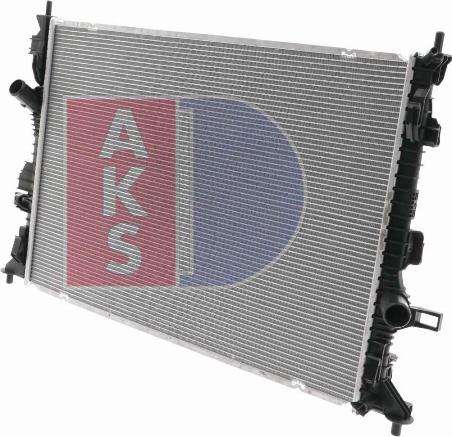 AKS Dasis 090097N - Радіатор, охолодження двигуна autocars.com.ua