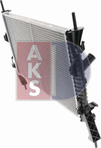 AKS Dasis 090104N - Радіатор, охолодження двигуна autocars.com.ua