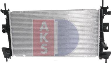 AKS Dasis 090115N - Радіатор, охолодження двигуна autocars.com.ua