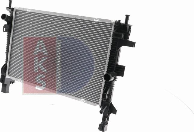 AKS Dasis 090145N - Радіатор, охолодження двигуна autocars.com.ua