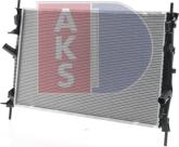 AKS Dasis 090152N - Радіатор, охолодження двигуна autocars.com.ua