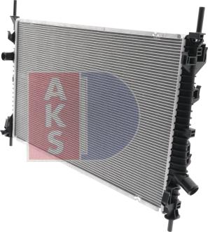 AKS Dasis 090155N - Радіатор, охолодження двигуна autocars.com.ua