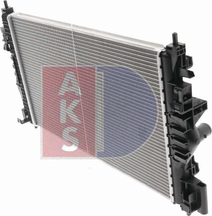 AKS Dasis 090158N - Радіатор, охолодження двигуна autocars.com.ua