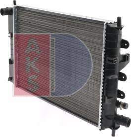 AKS Dasis 090600N - Радіатор, охолодження двигуна autocars.com.ua