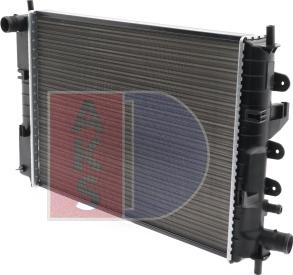 AKS Dasis 090680N - Радіатор, охолодження двигуна autocars.com.ua