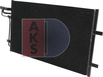AKS Dasis 092007N - Конденсатор, кондиціонер autocars.com.ua