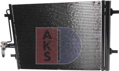 AKS Dasis 092022N - Конденсатор, кондиціонер autocars.com.ua