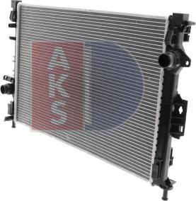 AKS Dasis 092048N - Радіатор, охолодження двигуна autocars.com.ua
