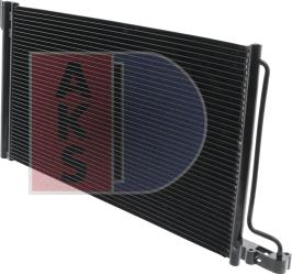 AKS Dasis 092053N - Конденсатор, кондиціонер autocars.com.ua