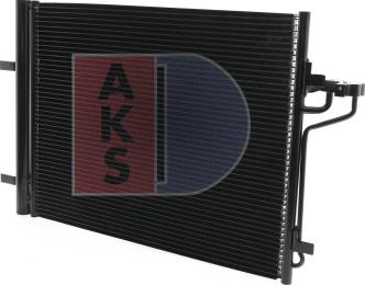 AKS Dasis 092058N - Конденсатор, кондиціонер autocars.com.ua