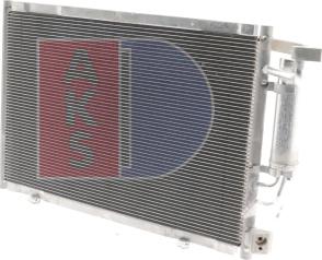 AKS Dasis 092078N - Конденсатор, кондиціонер autocars.com.ua