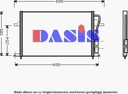 AKS Dasis 092240N - Конденсатор кондиционера autodnr.net