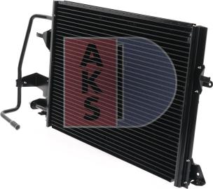 AKS Dasis 092480N - Конденсатор, кондиціонер autocars.com.ua