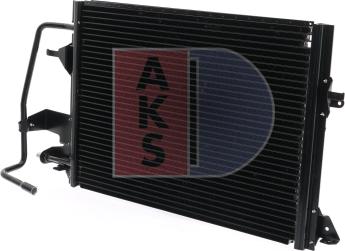 AKS Dasis 092480N - Конденсатор, кондиціонер autocars.com.ua