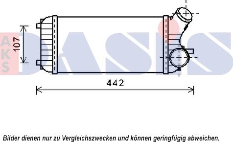 AKS Dasis 097014N - Интеркулер autocars.com.ua