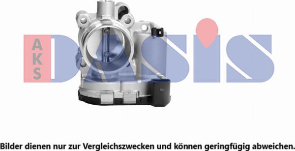 AKS Dasis 097048N - Патрубок дросельної заслінки autocars.com.ua