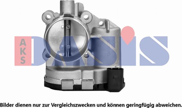 AKS Dasis 097051N - Патрубок дросельної заслінки autocars.com.ua