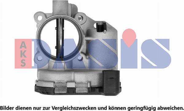AKS Dasis 097052N - Патрубок дросельної заслінки autocars.com.ua