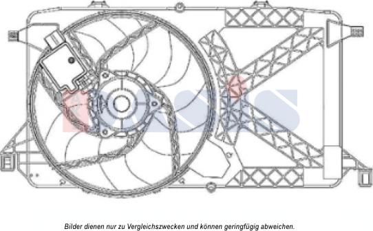 AKS Dasis 098123N - Вентилятор, охолодження двигуна autocars.com.ua