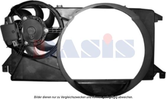 AKS Dasis 098124N - Вентилятор, охолодження двигуна autocars.com.ua