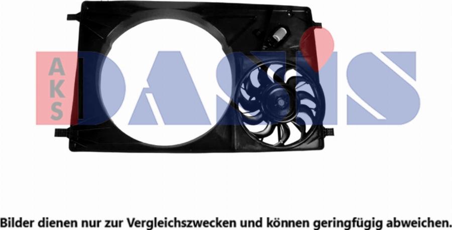 AKS Dasis 098164N - Вентилятор, охолодження двигуна autocars.com.ua