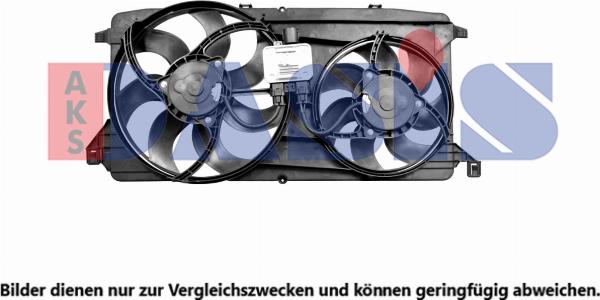 AKS Dasis 098166N - Вентилятор, охолодження двигуна autocars.com.ua