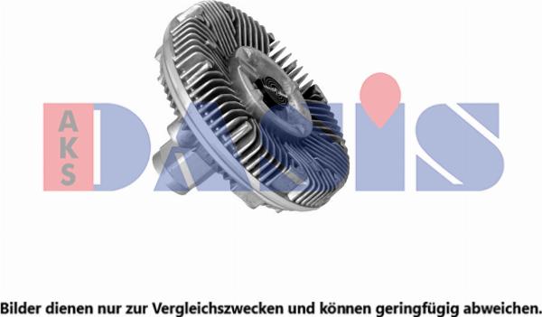 AKS Dasis 098168N - Зчеплення, вентилятор радіатора autocars.com.ua