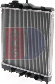 AKS Dasis 100014N - Радиатор, охлаждение двигателя autodnr.net