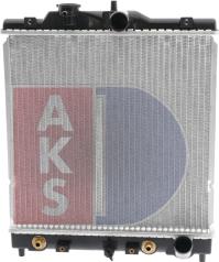 AKS Dasis 100015N - Радиатор, охлаждение двигателя autodnr.net
