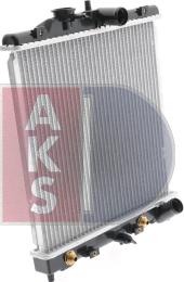 AKS Dasis 100015N - Радіатор, охолодження двигуна autocars.com.ua