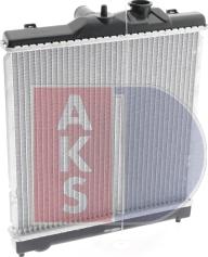 AKS Dasis 100015N - Радіатор, охолодження двигуна autocars.com.ua