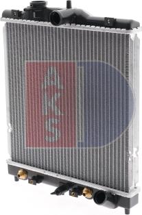 AKS Dasis 100016N - Радіатор, охолодження двигуна autocars.com.ua