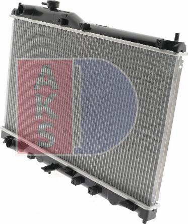 AKS Dasis 100032N - Радіатор, охолодження двигуна autocars.com.ua