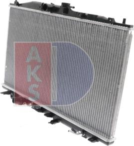 AKS Dasis 100038N - Радіатор, охолодження двигуна autocars.com.ua