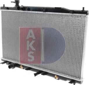 AKS Dasis 100067N - Радіатор, охолодження двигуна autocars.com.ua