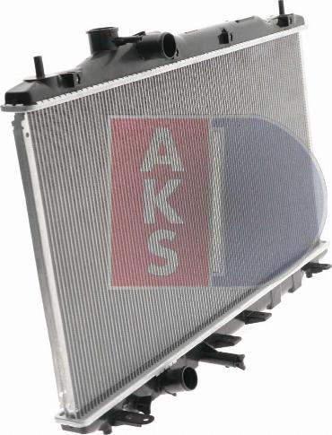 AKS Dasis 100092N - Радіатор, охолодження двигуна autocars.com.ua