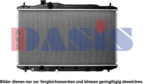 AKS Dasis 100092N - Радиатор, охлаждение двигателя autodnr.net