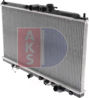 AKS Dasis 100210N - Радіатор, охолодження двигуна autocars.com.ua