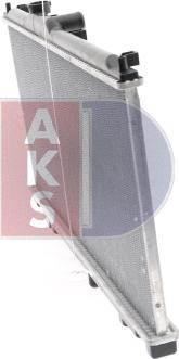 AKS Dasis 100210N - Радіатор, охолодження двигуна autocars.com.ua